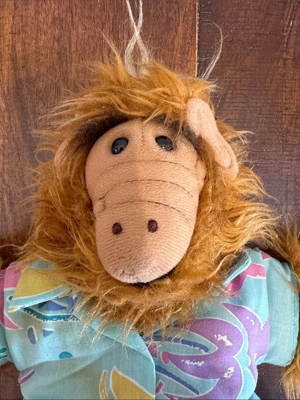 Vintage RARE ALF HAND PUPPET Alien Hawaiian Shirt 80s